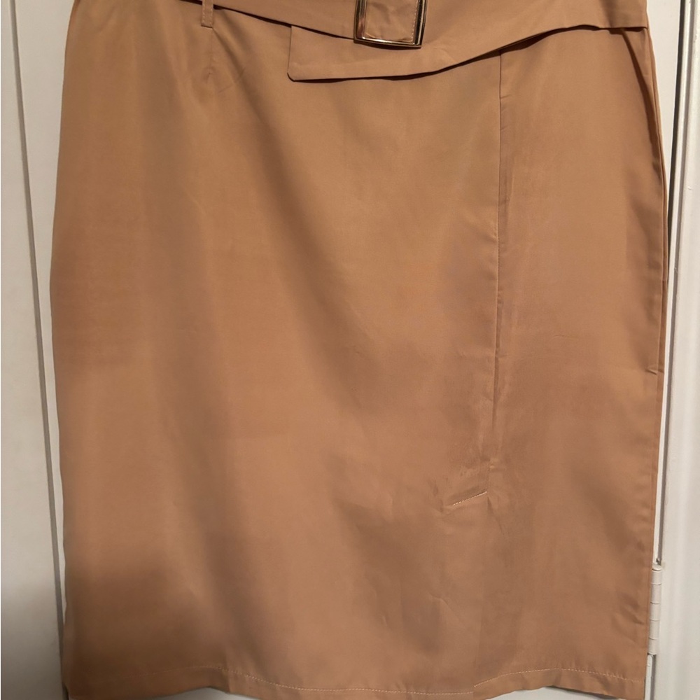 Zanzea Tan Pencil Skirt